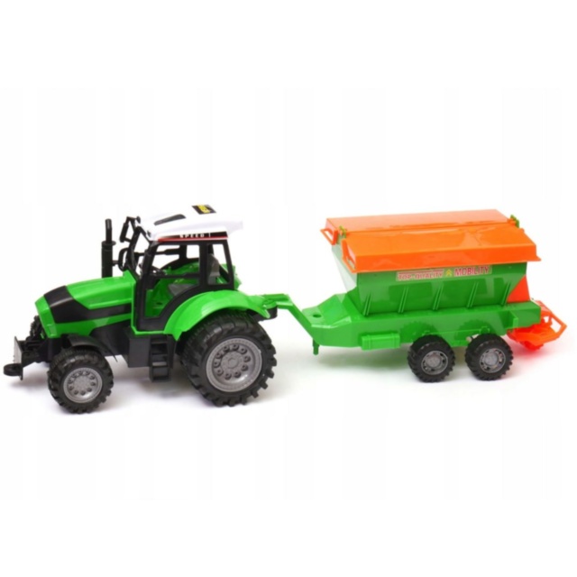 Tractor de Jucărie cu Remorcă pentru Fermă (culoare aleatorie)