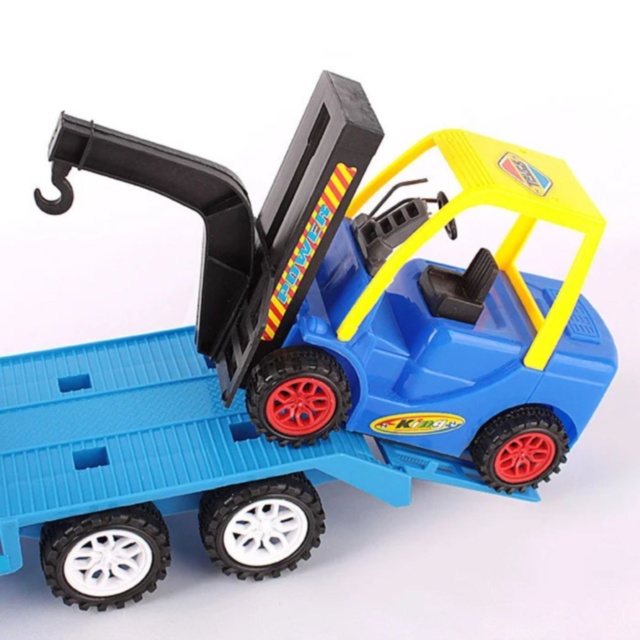 Camion Transport cu Stivuitor de Jucărie pentru Copii (culoare aleatorie)