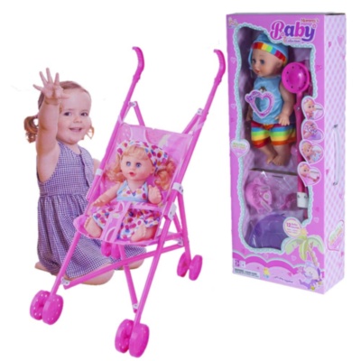 Bebelușul  la Oliță  Interactiv, cu 12 Sunete Realiste, Сărucior, Pampers, Oliță și Suzetă | image