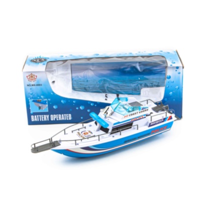 Barcă de Poliție cu Motor, cu 4 Programe de Mers pe Apă | image