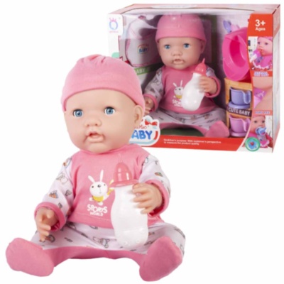 Bebelușul  la Oliță  Interactiv, cu 6 Sunete Realiste, Biberon și Tacâmuri | image