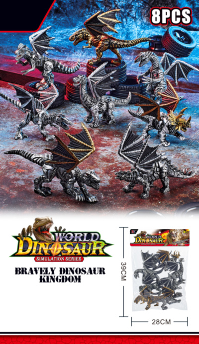 Set 8 Dinozauri Robotizați | image