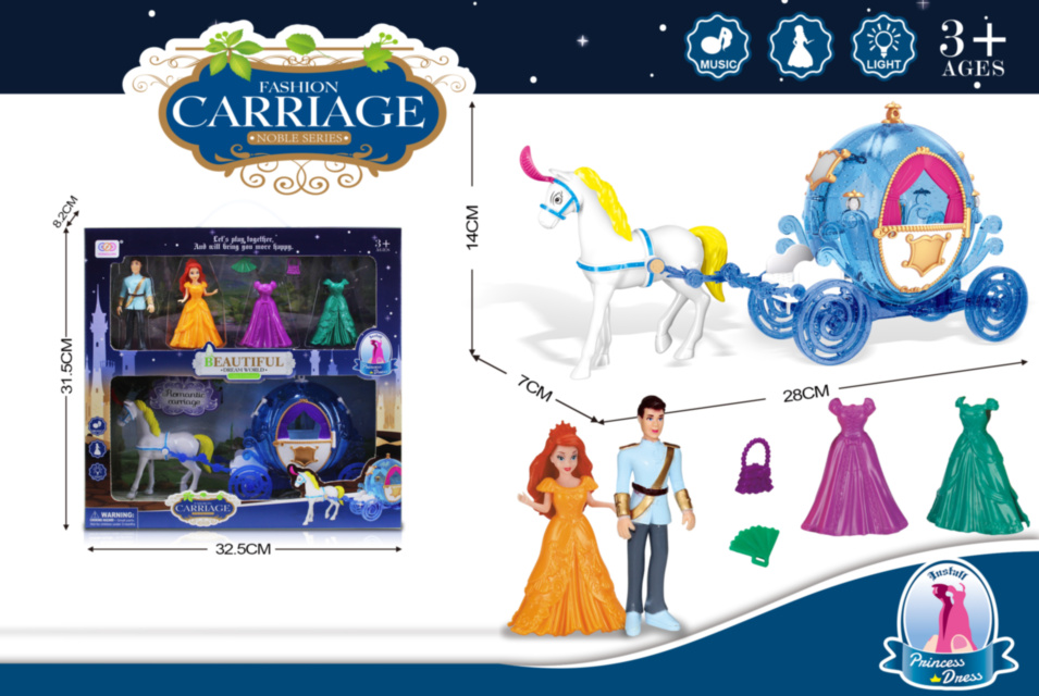 Caleașcă Muzicală cu Prinț, Prințesă și Ținute