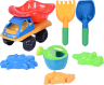 Camion cu 6 Accesorii de Nisip, 20cm 