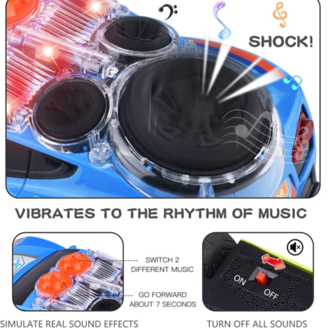 Mașinuță de Curse cu Lumini și Sunete – Racing Car