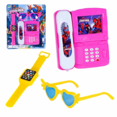 Telefon cu Efecte Sonore, Ceas de Mână și Ochelari de Soare | image