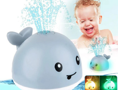 Balena Jucăușă pentru Baie cu Jet de Apă și Lumini Colorate | image