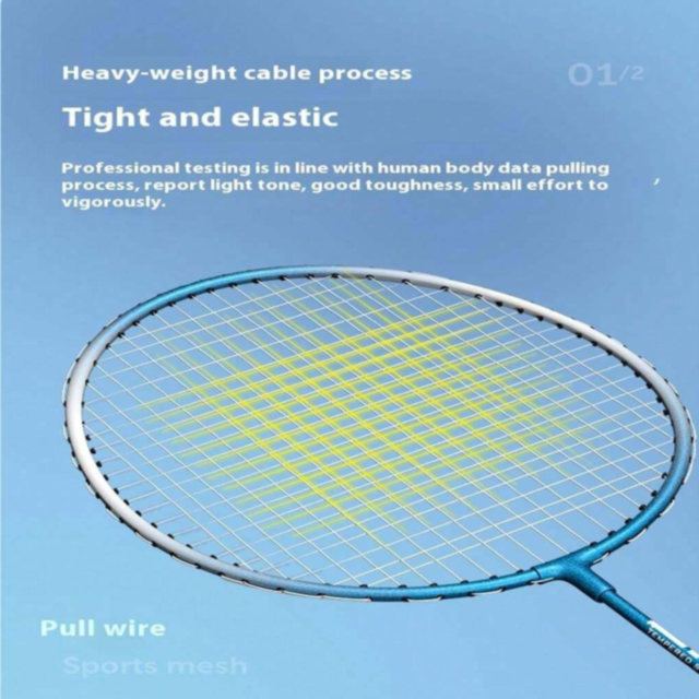 Set Badminton cu 2 Rachete și Husă – Performanță și Viteză