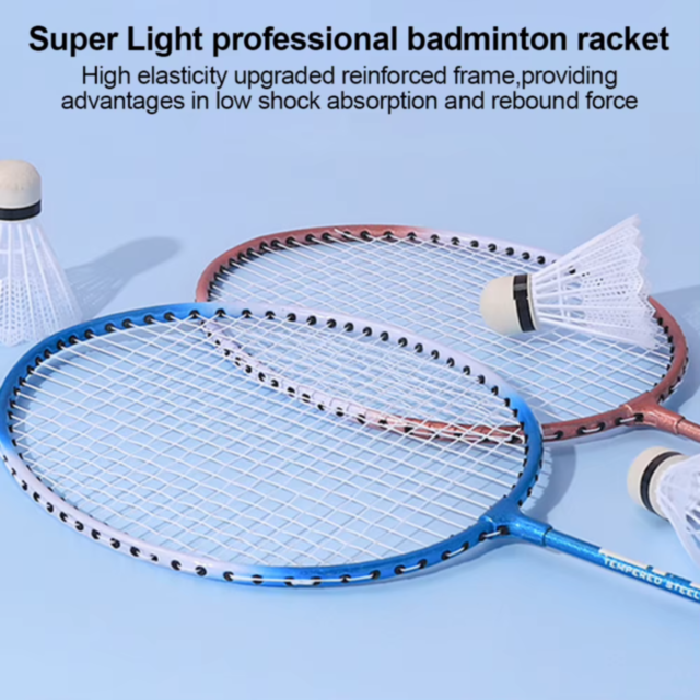 Set Badminton cu 2 Rachete și Husă – Performanță și Viteză