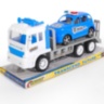 Camion Transport Poliție cu Mașină de Jucărie (culoare aleatorie)