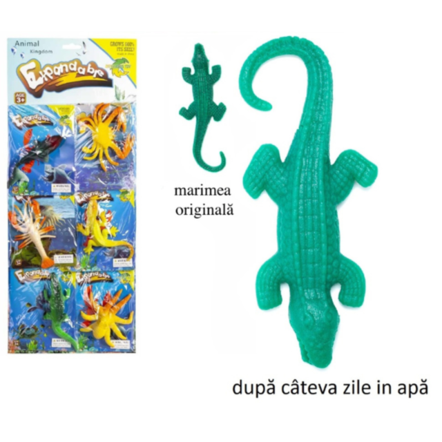 Set Jucării Expansibile în Apă - 6 Bucăți