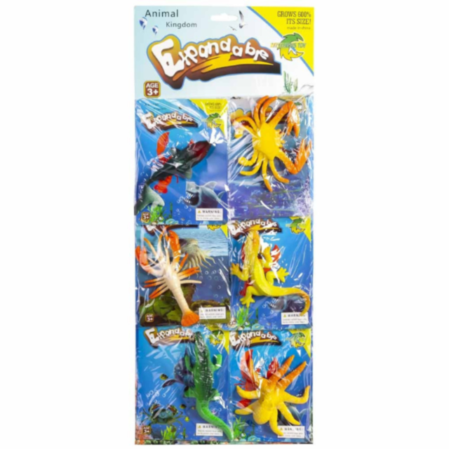 Set Jucării Expansibile în Apă - 6 Bucăți