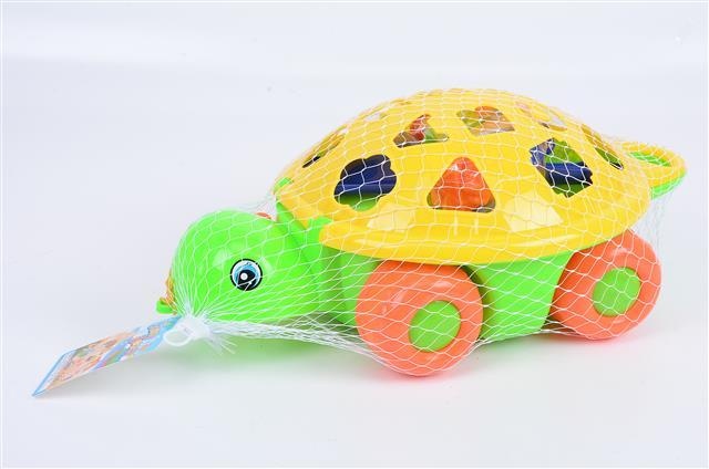 Țestoasa cu 24 Figuri Geometrice și Sfoară de Tras