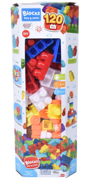 Set Blocuri Mari de Construcție, 120 piese