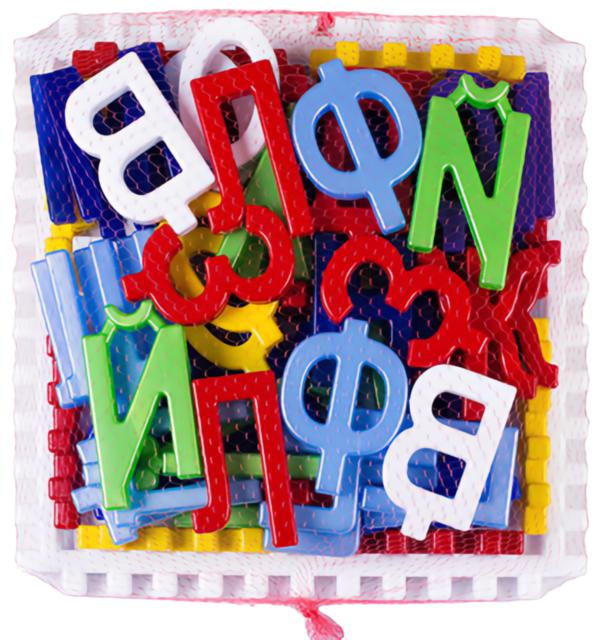 Constructor Puzzle Educativ cu Alfabetul Rusesc 