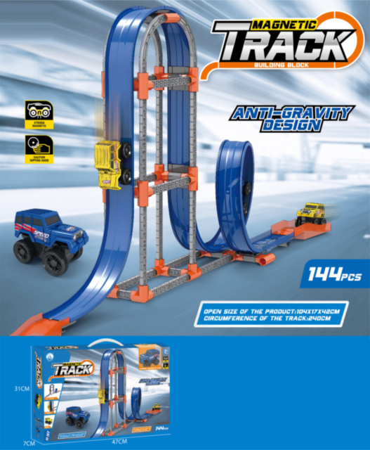 Circuit Magnetic Anti-Gravitație cu Curbe Spectaculoase