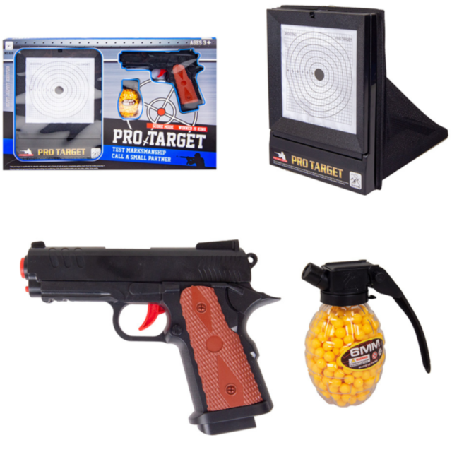 Set de Antrenament de Tir pentru Țintire Pro Target – Pistol și Țintă Inclusă