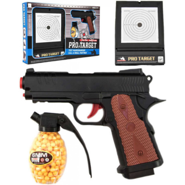 Set de Antrenament de Tir pentru Țintire Pro Target – Pistol și Țintă Inclusă