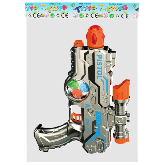 Pistol Interactiv cu Lumini și Sunete