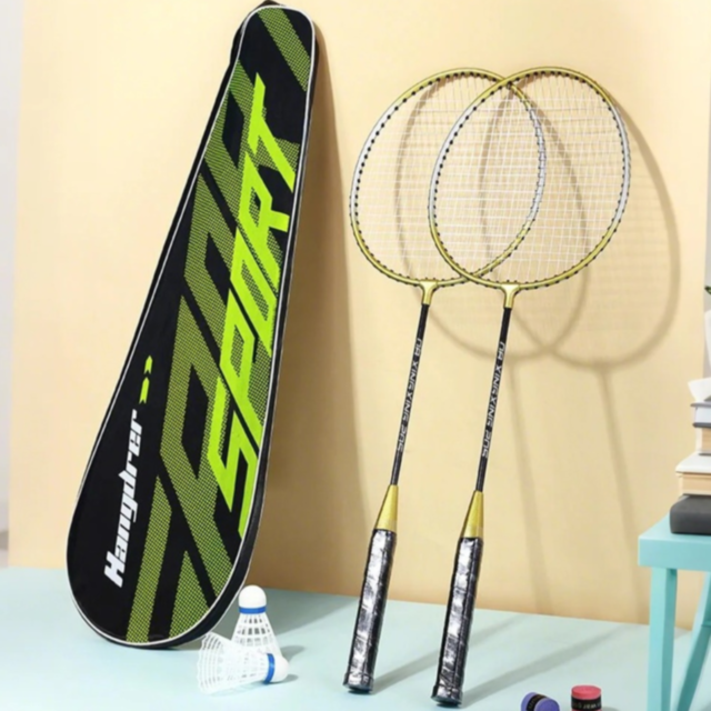 Set 2 Rachete Badminton cu Geantă și Fluturași Inclusi | Ideal pentru Familie și Prieteni