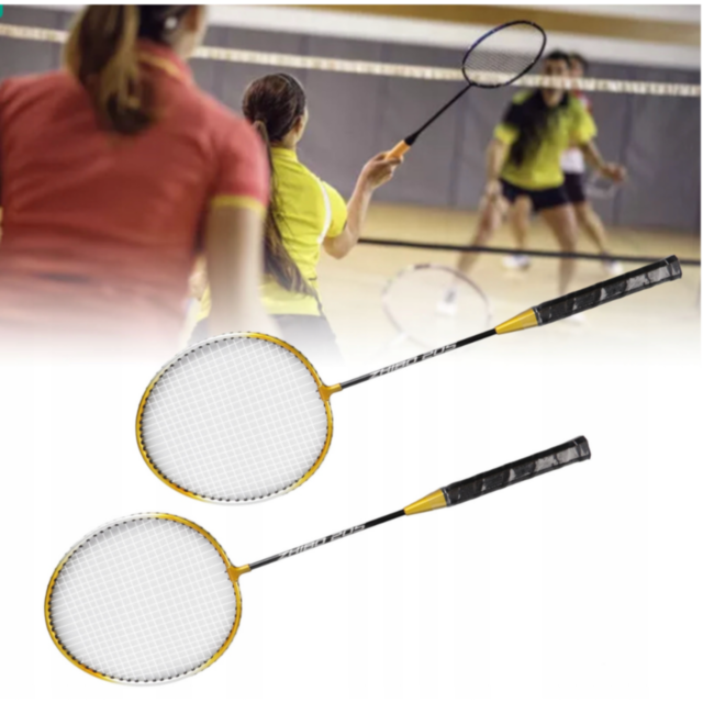 Set 2 Rachete Badminton cu Geantă și Fluturași Inclusi | Ideal pentru Familie și Prieteni
