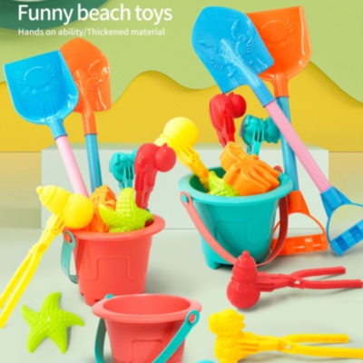 Set Nisip cu Găletușă, Clești și Lopeți Colorate (culoare aleatorie) | image