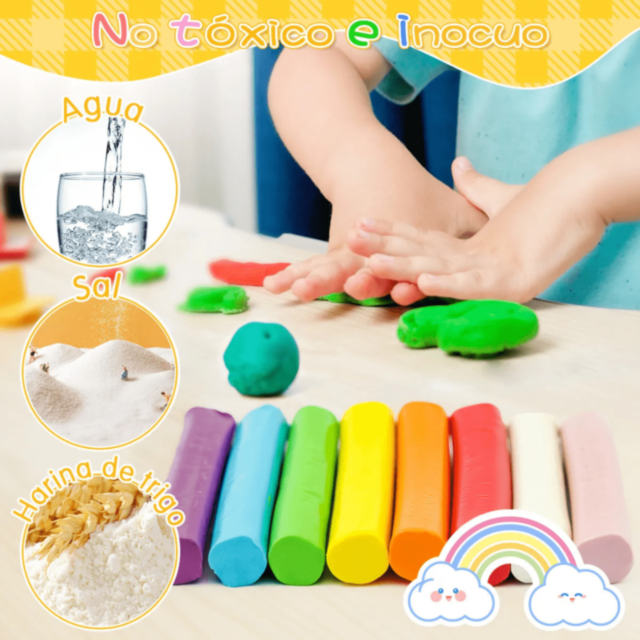 Mașină de Paste Plastilină Copii cu Accesorii Colorate