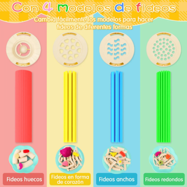 Mașină de Paste Plastilină Copii cu Accesorii Colorate