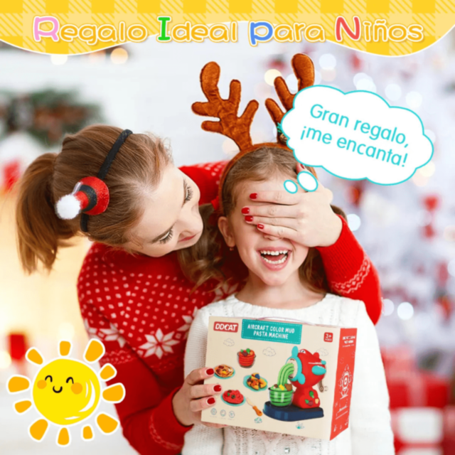 Mașină de Paste Plastilină Copii cu Accesorii Colorate