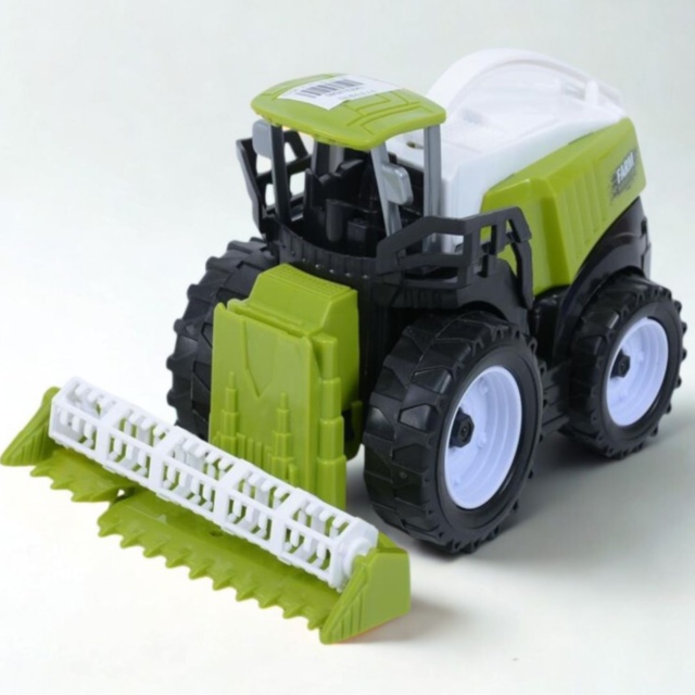 Combină agricolă jucărie copii cu heder detașabil