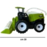 Combină agricolă jucărie copii cu heder detașabil
