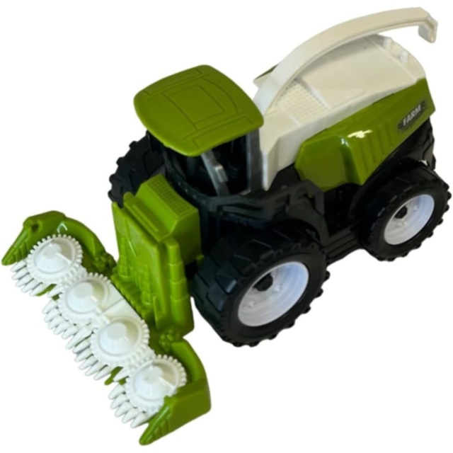 Combină agricolă jucărie copii cu heder detașabil