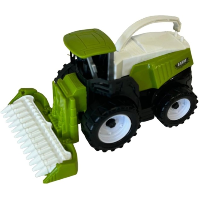 Combină agricolă jucărie copii cu heder detașabil