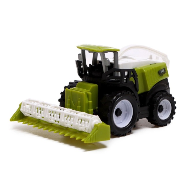 Combină agricolă jucărie copii cu heder detașabil