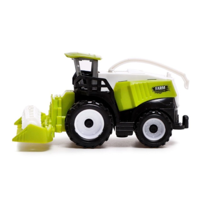 Combină agricolă jucărie copii cu heder detașabil