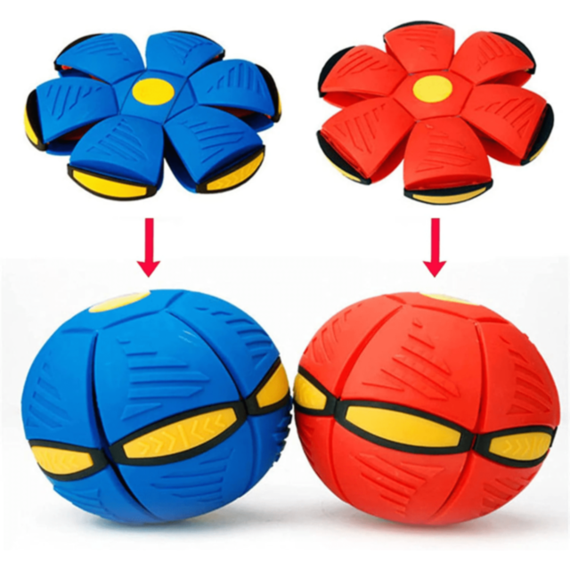 Aruncă și Prinde! Mingea Care Se Transformă În Frisbee (culoare aleatorie)  