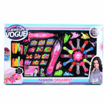 Set 2 în 1, Dispozitive de Prins Mărgele în Păr și Creat Brățări cu Stil  | image