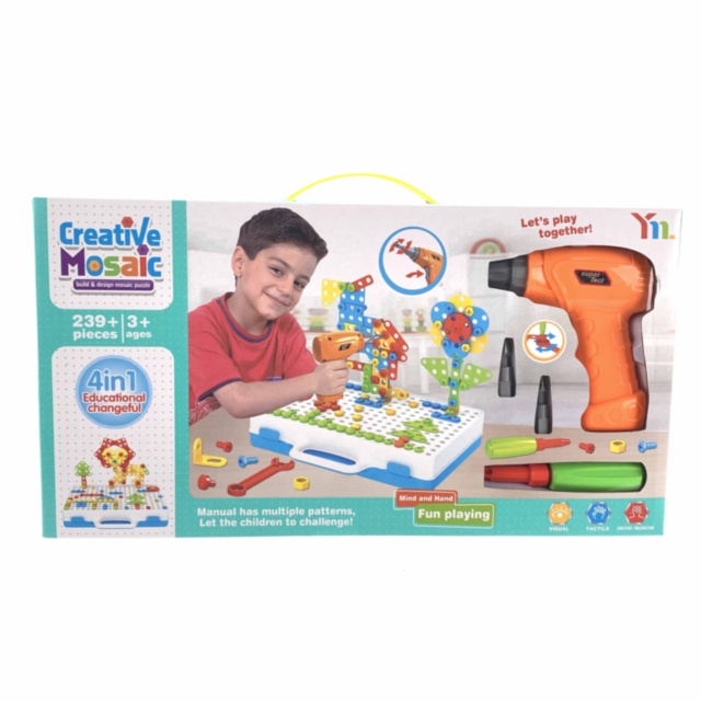 Atelierul de Construcție cu Bormașină Electrică, 239 piese  