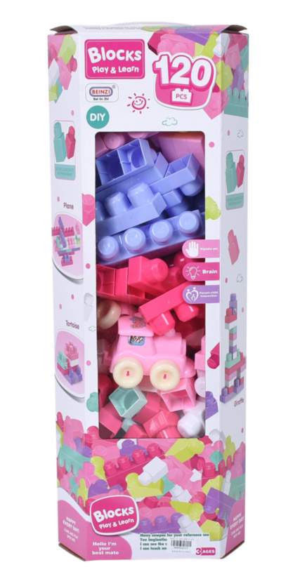 Set Blocuri Mari de Construcție, 120 piese | image