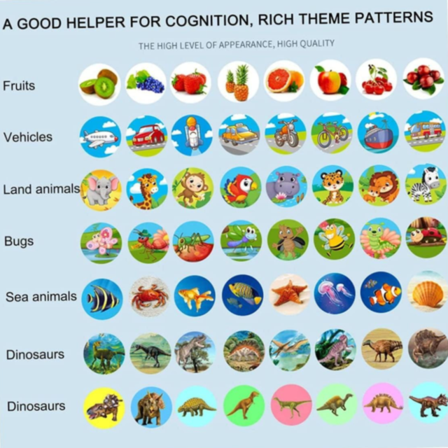 Proiector de povești pentru copii - Lanternă cu imagini