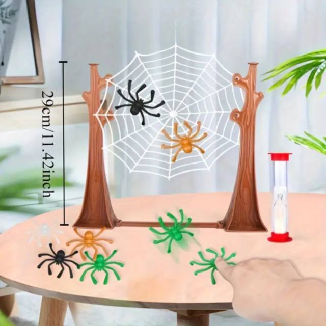 Joc Interactiv Păianjeni Săltăreți – Distracție și Îndemânare