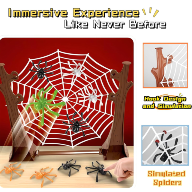 Joc Interactiv Păianjeni Săltăreți – Distracție și Îndemânare