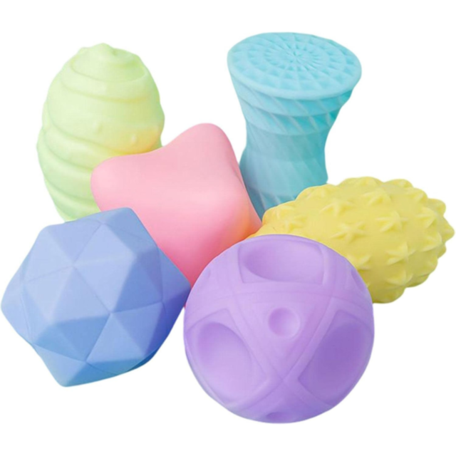 Set 6 mingi moi pentru dezvoltarea abilităților motorii