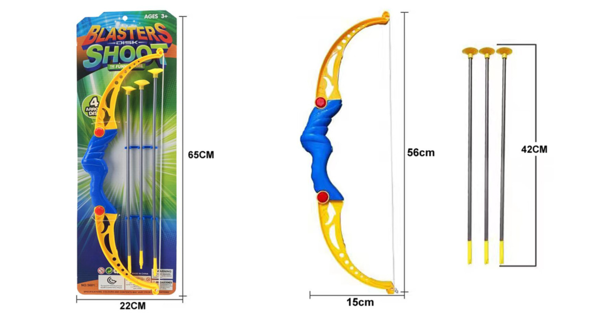 Arc cu 3 Săgeți, 65cm