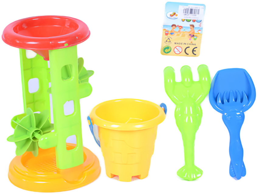 Мельница Водопад для Песка с 4 Предметами