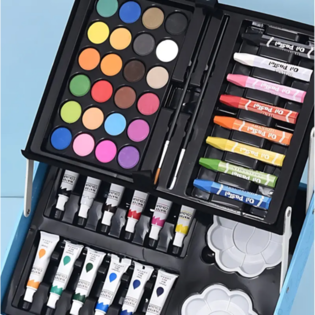 Set de Artă Creativă cu 82 de Piese în Valiză Elegantă