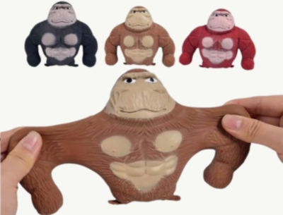 1buc. Gorilă Super Stretch din Cauciuc – Jucărie Antistres și Distractivă (culoare aleatorie)  | image