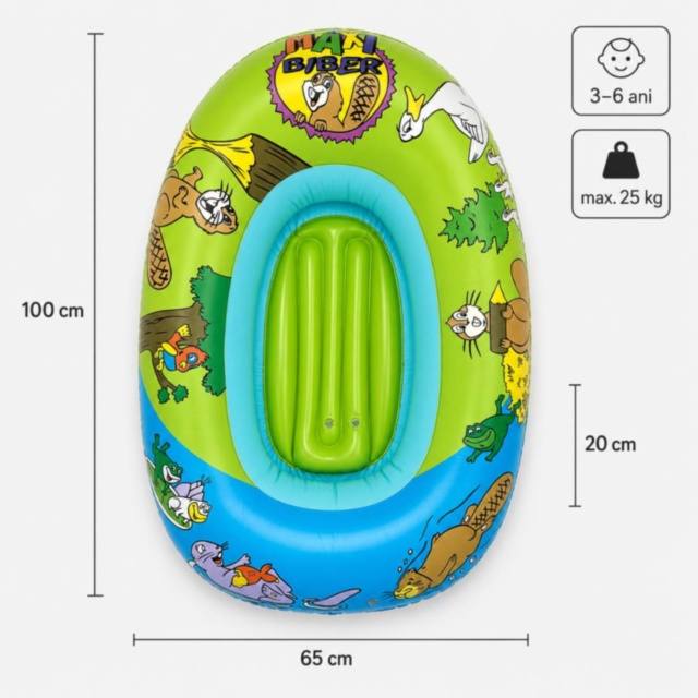 Bărcuță Gonflabilă Copii pentru Piscină și Mare