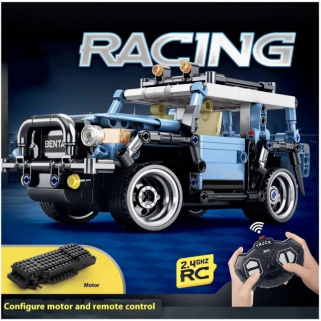 Set Construcție Mașină RC Off-Road 377 Piese