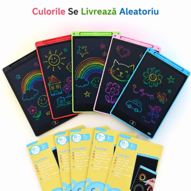 Tabletă LCD de Desenat pentru Copii, 10 inch